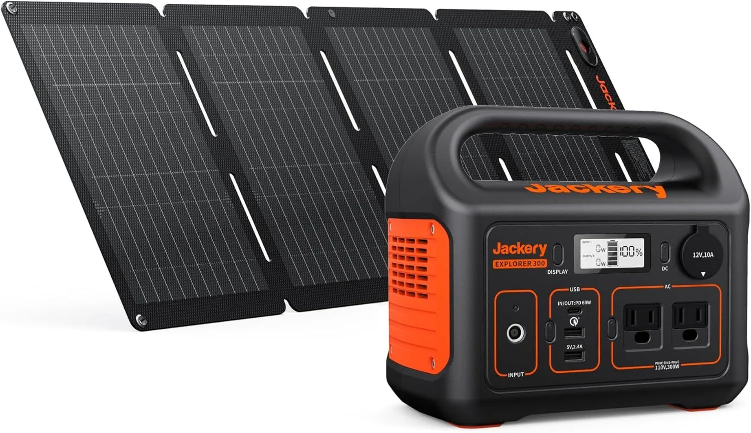 Jackery HomePower 3000 with 2x200W Solar Panels